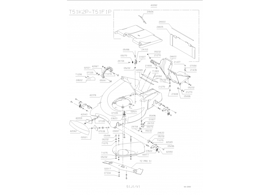 1 - MOTEUR-LAME 1 | T51K2P