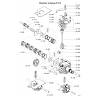 Pièces détachées SYSTEME DE TRACTION1 T51K2P OUTILS WOLF MSSHOP