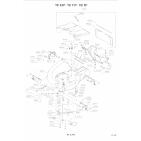 Pièces détachées CARCASSE TONDEUSE T51XP OUTILS WOLF MSSHOP