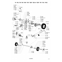 Pièces ROUES-HAUTEUR DE COUPE 1 TKF OUTILS WOLF MSSHOP