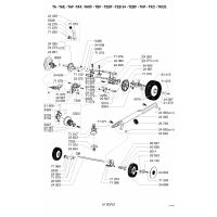 Pièce détachée ROUES-HAUTEUR DE COUPE TAE OUTILS WOLF MSSHOP