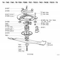 Pièce détachée MOTEUR-LAME TAE OUTILS WOLF MSSHOP