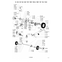 Pièce détachée ROUES-HAUTEUR DE COUPE 2 TEB OUTILS WOLF MSSHOP