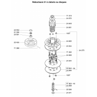 Pièce détachée SYSTEME DE TRACTION 3 TECO OUTILS WOLF MSSHOP