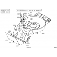 Pièces détachées CARCASSE M53B OUTILS WOLF