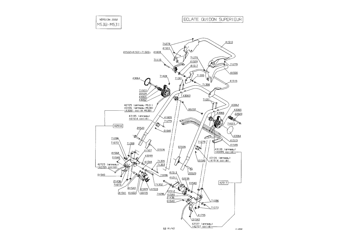 1 - GUIDON-ELEMENTS DE COMMANDE 1 | M53I